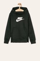 Nike Kids - Detská mikina 122-166 cm s kapucňou čierna BV2717