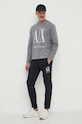 Dukserica Armani Exchange 8NZMPA.ZJ1ZZ siva AA00
