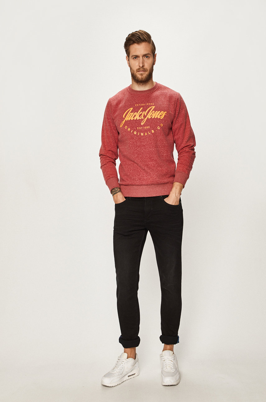 Jack & Jones - Mikina červená