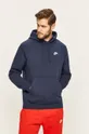 granatowy Nike Sportswear - Bluza Męski