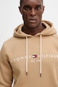 Μπλούζα Tommy Hilfiger μπεζ MW0MW11599