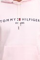 Tommy Hilfiger Μπλούζα με κουκούλα ανδρική με βαμβάκι MW0MW11599 ροζ
