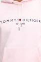 Tommy Hilfiger Μπλούζα με κουκούλα ανδρική με βαμβάκι MW0MW11599 ροζ