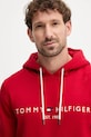 Mikina Tommy Hilfiger červená MW0MW11599