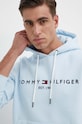 Dukserica Tommy Hilfiger plava MW0MW11599