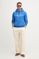 Tommy Hilfiger mikina s kapucňou pánska s bavlnou MW0MW11599 modrá SS26