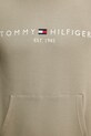 Tommy Hilfiger суичър с качулка мъжки с памук зелен MW0MW11599