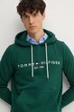 Суичър Tommy Hilfiger зелен MW0MW11599