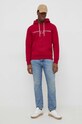 Tommy Hilfiger bluza MW0MW11599 bordowy SS25
