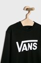 Vans - Longsleeve dziecięcy 122-174 cm czarny VN000XOIY281