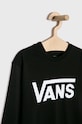 Vans - Longsleeve dziecięcy 122-174 cm czarny VN000XOIY281