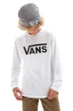 biela Vans - Detské tričko s dlhým rukávom 122-174 cm Chlapčenský