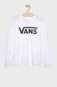 Vans - Longsleeve copii 122-174 cm VN000XOIYB21 alb AW19