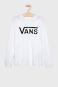 Vans - Detské tričko s dlhým rukávom 122-174 cm VN000XOIYB21 biela AW19
