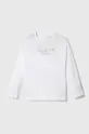 bela Otroška bombažna majica z dolgimi rokavi Pepe Jeans Dekliški