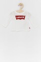 Levi's - Детский лонгслив 56/62-98 см. хлопок белый NP10504