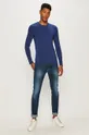 Tommy Hilfiger - Tričko s dlhým rukávom modrá