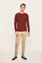 Tommy Hilfiger - Longsleeve MW0MW10804 μπορντό AW24