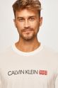 biela Calvin Klein Underwear - Pánske tričko s dlhým rukávom