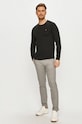 Polo Ralph Lauren - Pánske tričko s dlhým rukávom 710671468001 čierna AW19