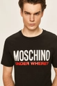 čierna Moschino Underwear - Pyžamové tričko Pánsky