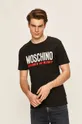 Moschino Underwear - Μπλουζάκι πιτζάμας μαύρο