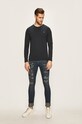 Marc O'Polo - Longsleeve B21222052022 granatowy AA00