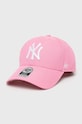 47brand - Čepice MLB New York Yankees růžová B.MVPSP17WBP.RS