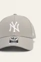 47 brand - Čiapka MLB New York Yankees sivá
