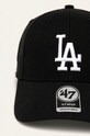 47brand șapcă MLB Los Angeles Dodgers B.MVP12WBV.BKJ negru SS20