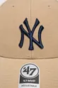 47brand - Czapka MLB New York Yankees beżowy