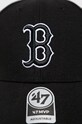 47 brand - Czapka MLB Boston Red Socks B.MVPSP02WBP.BKA czarny AW19