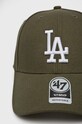 47brand șapcă MLB Los Angeles Dodgers B.MVPSP12WBP.SWB verde AW19