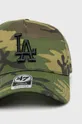 47brand - Čiapka MLB Los Angeles Dodgers  100% Bavlna