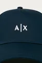 Armani Exchange czapka granatowy