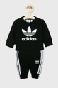 crna adidas Originals - Dječji komplet 62-104 cm Za dječake