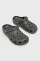 Bavlněné tričko Crocs Classic šedá