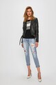 Calvin Klein Jeans - Geaca de piele J20J211544 negru AW19