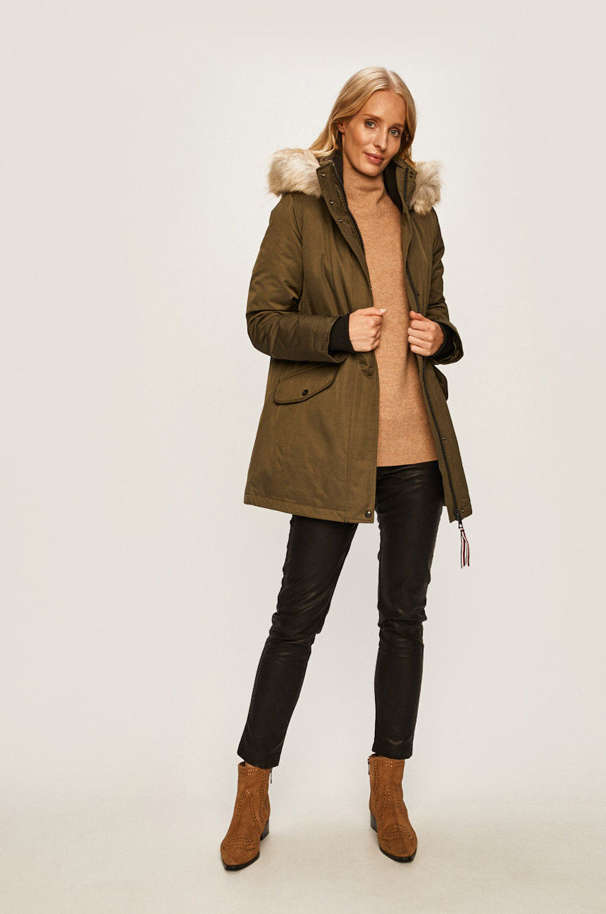 Tommy Hilfiger - Geaca WW0WW25750 verde AW19