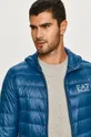 Пухова куртка EA7 Emporio Armani блакитний