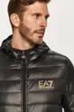 Пухова куртка EA7 Emporio Armani чорний