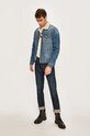 Wrangler - Rifľová bunda W4MSUG10K modrá AA00