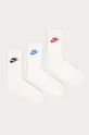 biela Nike Sportswear - Ponožky (3-pak) Dámsky