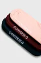 Converse - Ponožky (3-pak) burgundské
