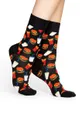 Happy Socks - Ponožky Hamburger čierna