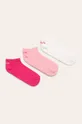 ροζ Fila Κοντές κάλτσες (3 pack) Γυναικεία