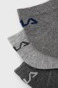 Ponožky Fila (3-pack) F9100.D šedá SS21