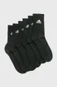 чорний adidas Performance - Шкарпетки (6 pack) DZ9354 Чоловічий