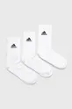 biela adidas Performance - Ponožky (3 -pak) DZ9393 Pánsky