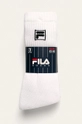 Fila - Skarpety (3-pack) biały